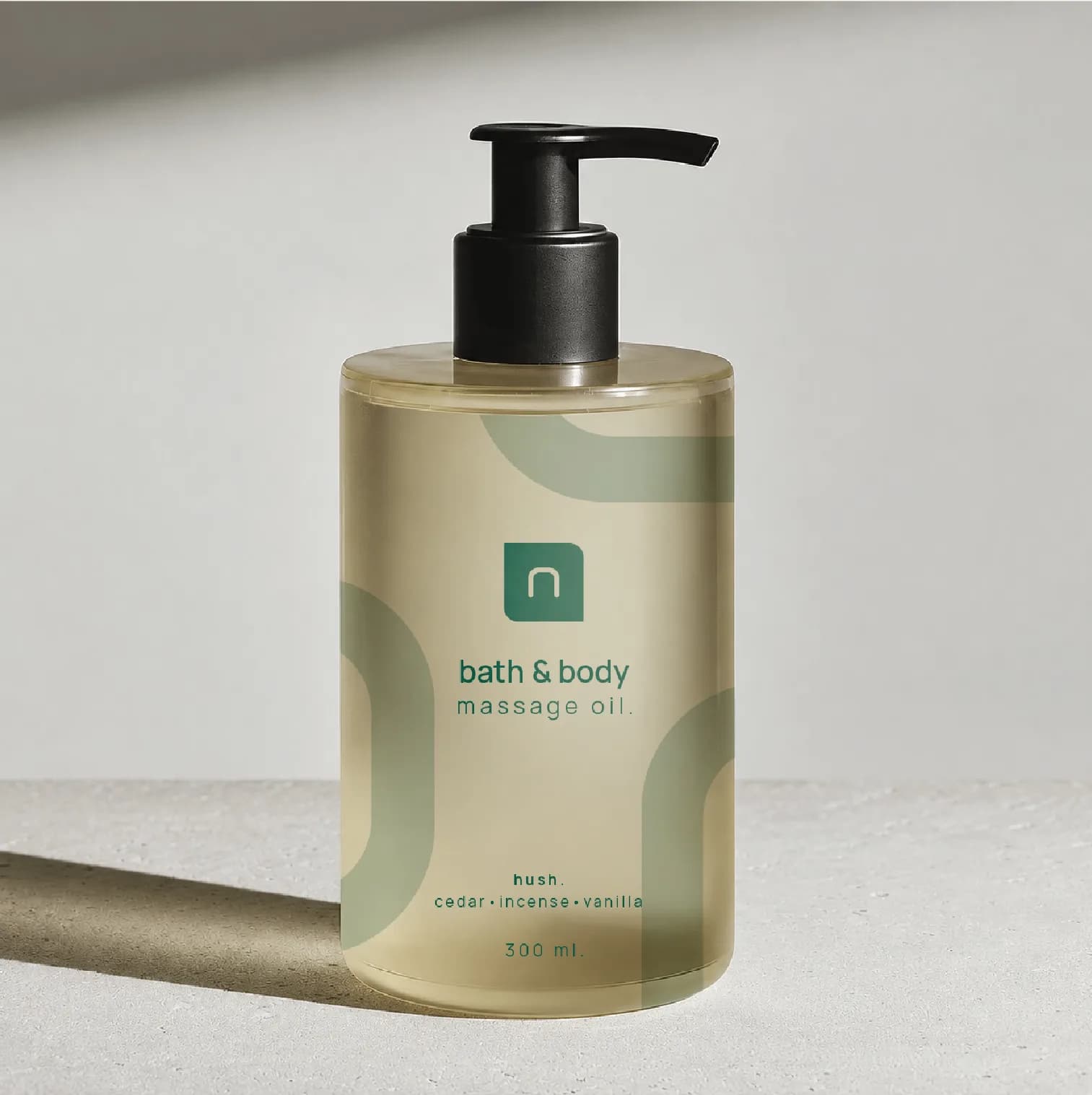 bath & body massage oil — hush.